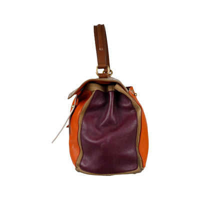 Secondhand Yves Saint Laurent Tri Color Large Muse Two Handbag