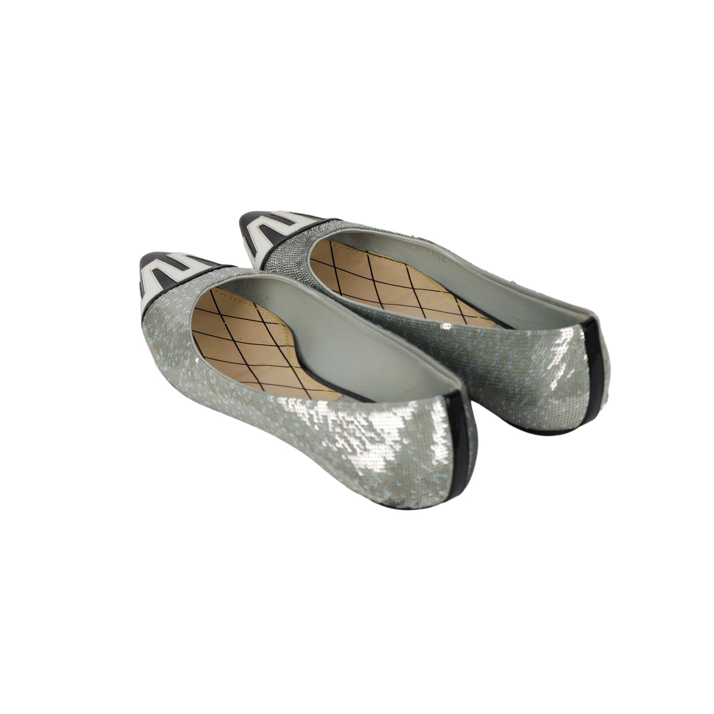 Secondhand Louis Vuitton Sequin Pointed Toe Flats