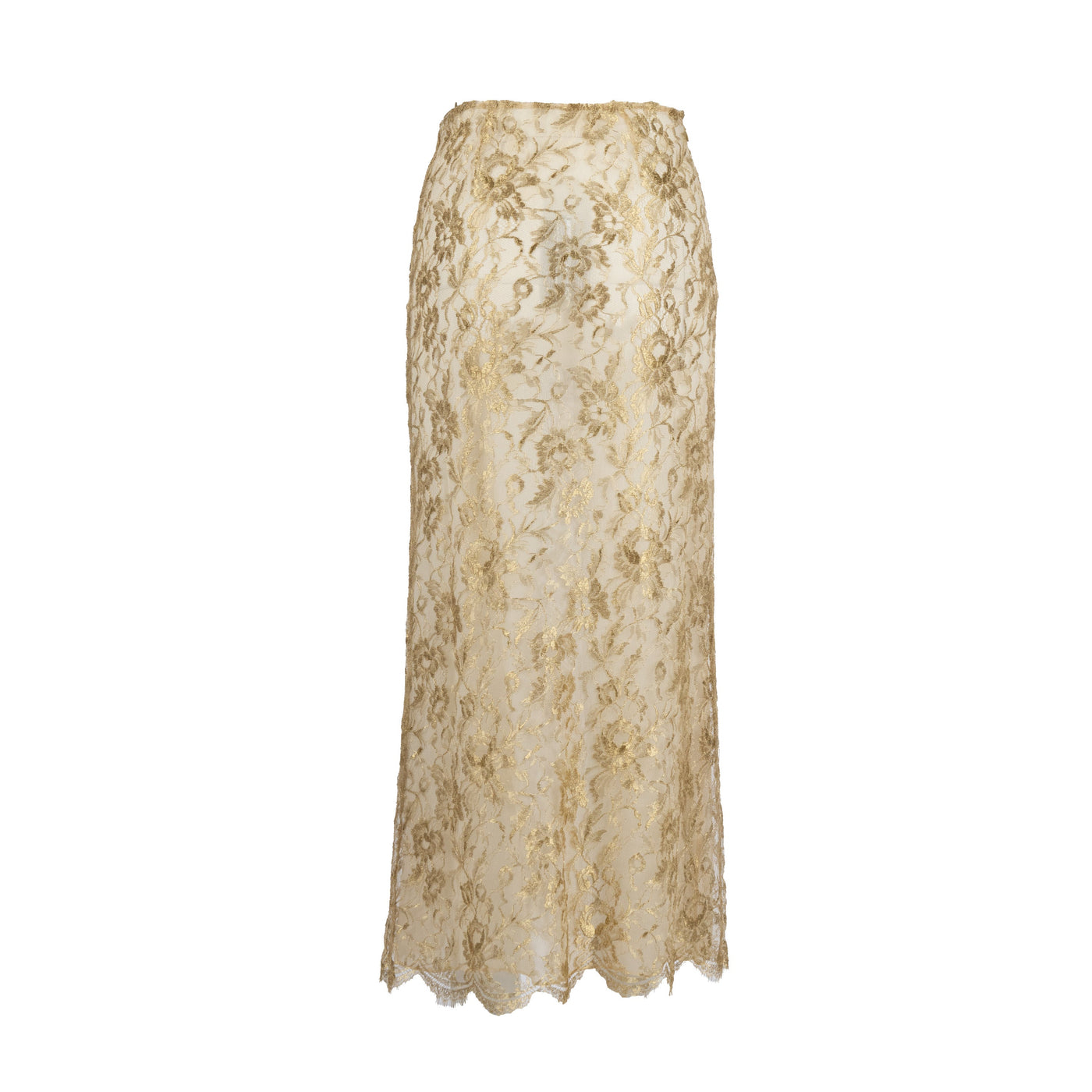 Secondhand Collection Privée Shimmer Lace Skirt 