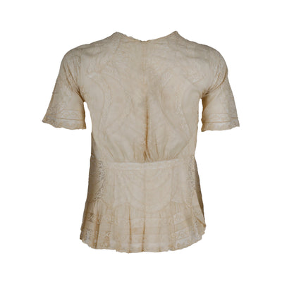 Secondhand Collection Privée Embroidered Lace Top