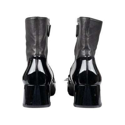 Secondhand Prada Patent Leather Ankle Boots 