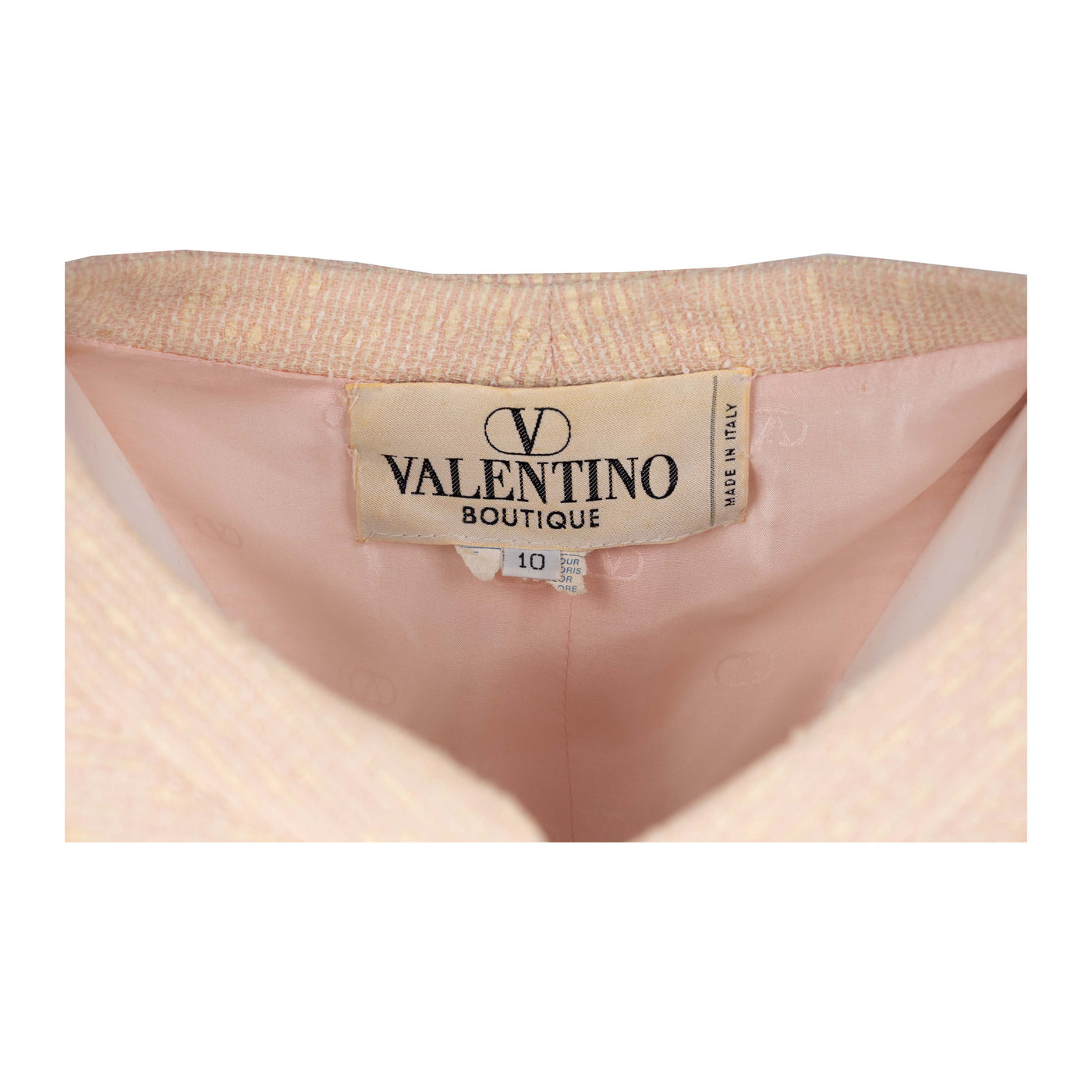 Secondhand Valentino Pale Pink Wool Jacket