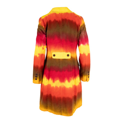 Secondhand Moschino Jeans Tie-Dye Twill Coat 
