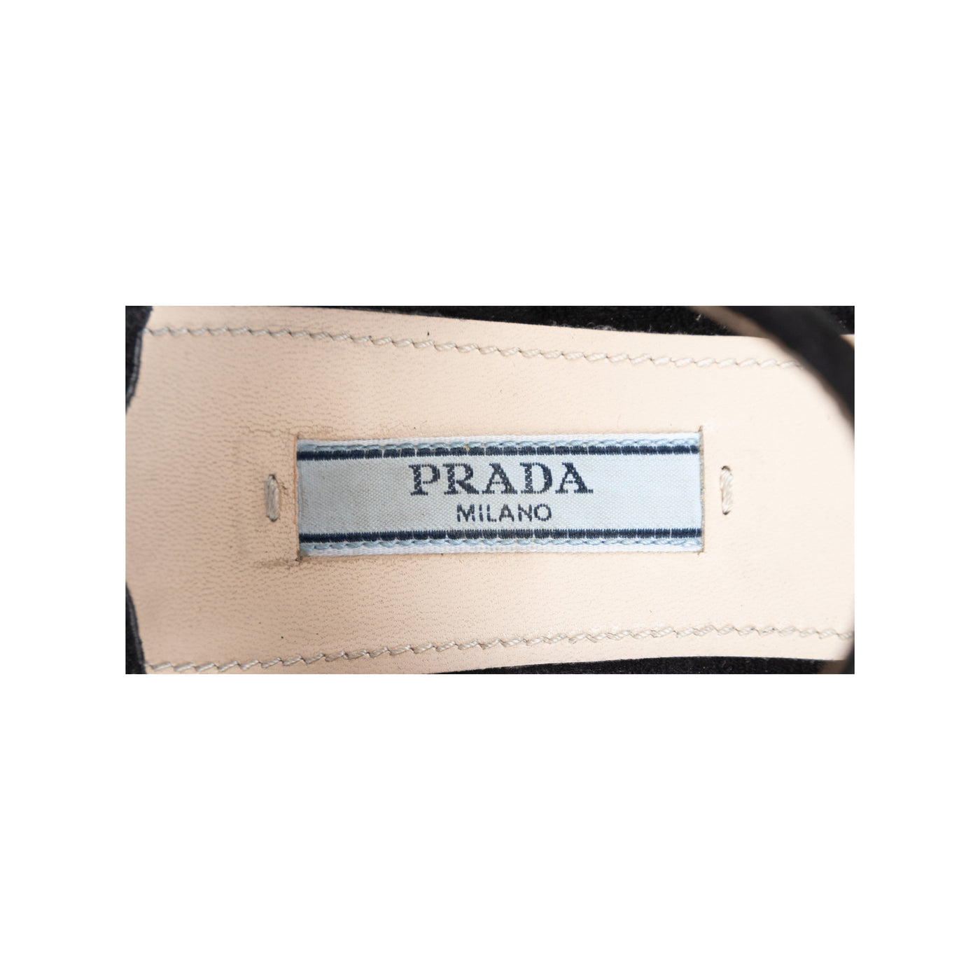 Secondhand Prada Suede Open-toe Heels