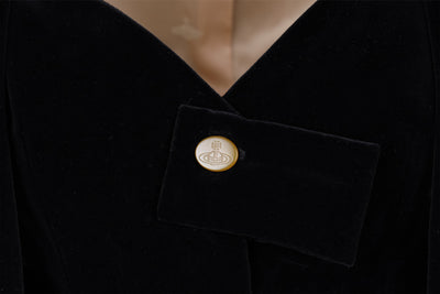 Pre-Owned Vivienne Westwood Black velvet suit - '00s