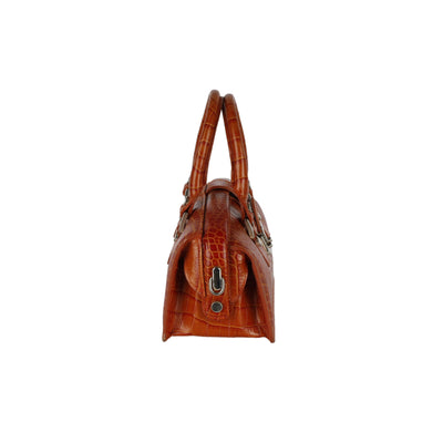 Secondhand L.A.P.A. Vintage Croco Handbag