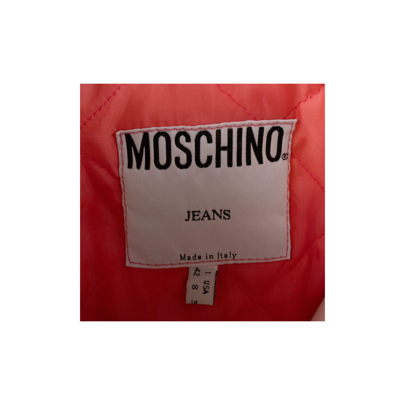 Secondhand Moschino Jeans Tie-Dye Twill Coat 