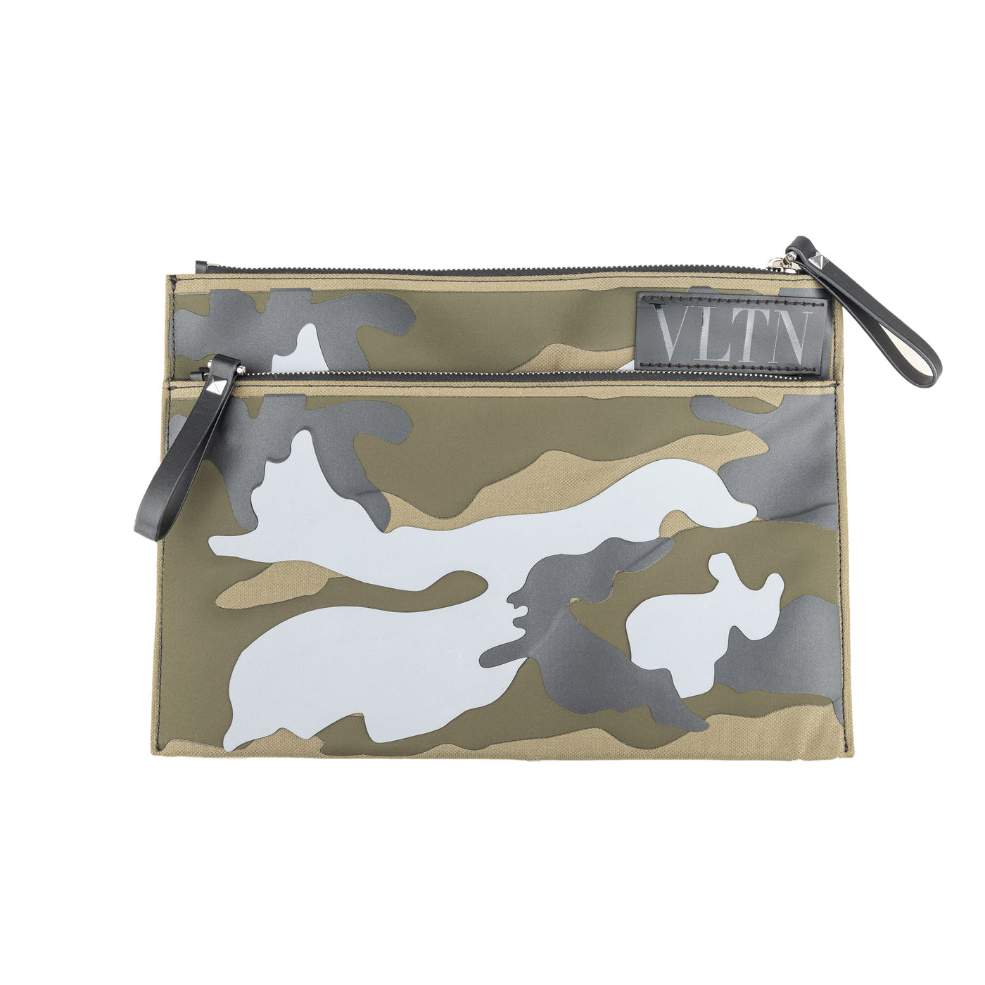 Secondhand Valentino VLTN Camouflage Pouch Bag 