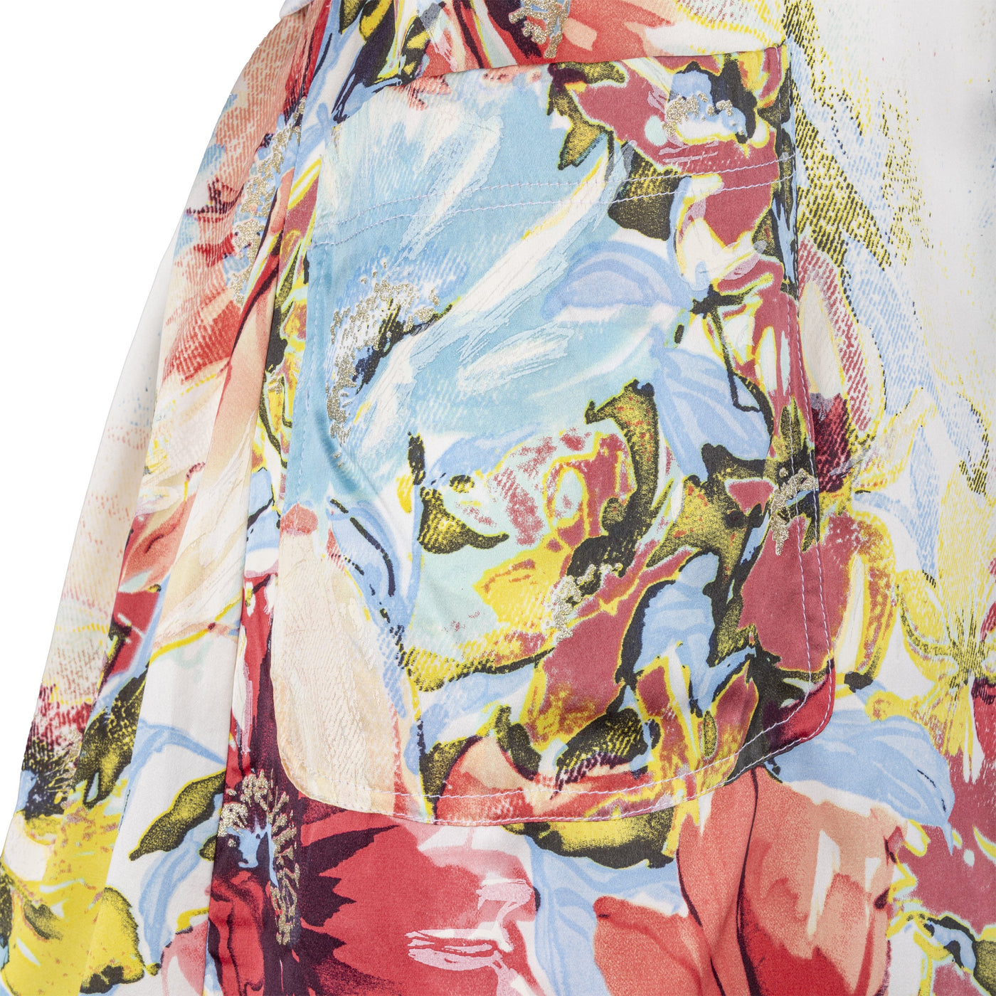 Secondhand Roberto Cavalli Printed Silk Wrap Dress