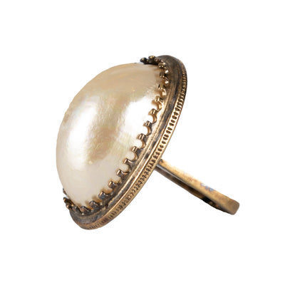 Secondhand Collection Privée Vintage Faux Pearl Ring