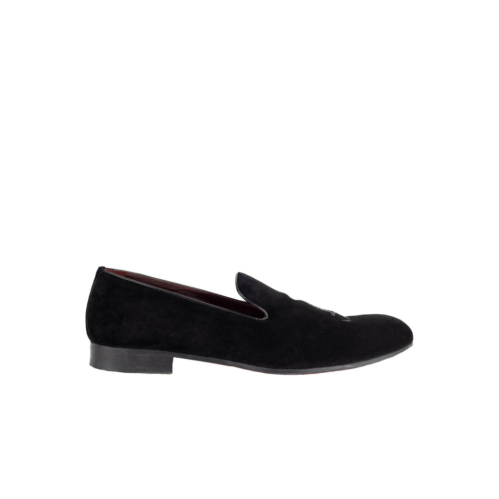 Billionaire black suede loafers pre-owned