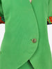 Atelier Versace Green Textured Suit
