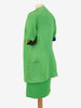 Atelier Versace Green Textured Suit