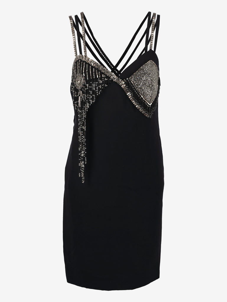 Atelier Versace Rhinestone-embroidered Dress