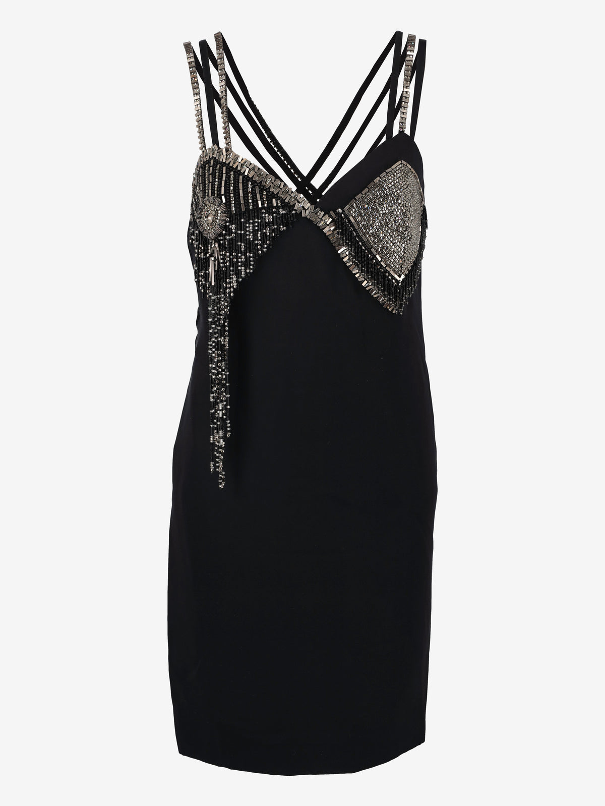 Atelier Versace Rhinestone-embroidered Dress