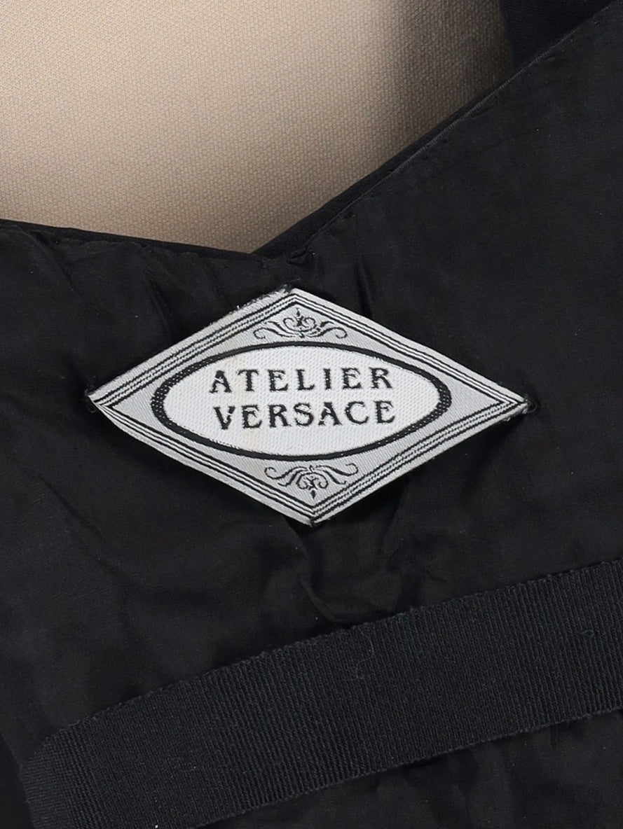 Atelier Versace Rhinestone-embroidered Dress