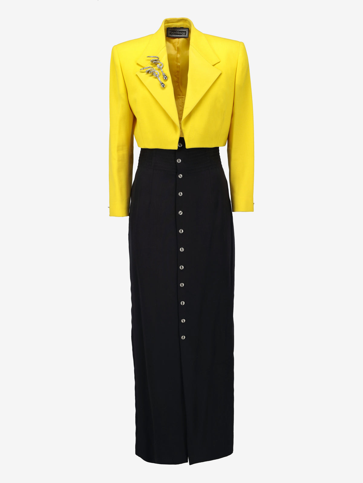 Gianni Versace Couture Color Block Suit