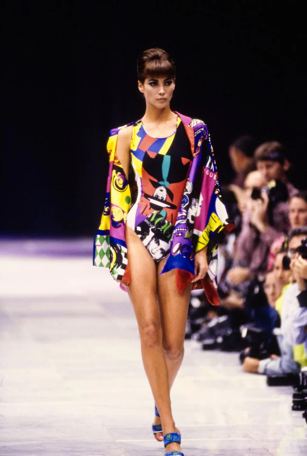 Gianni Versace Couture Vogue Print Shirt