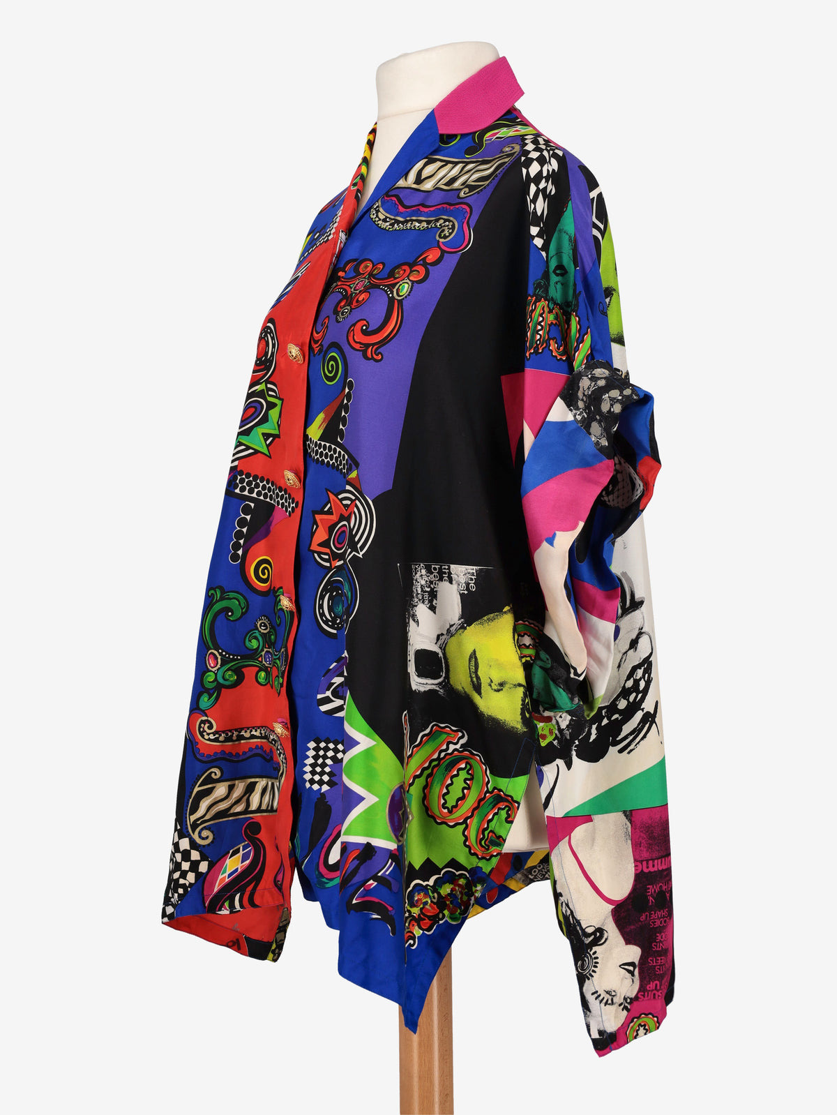 Gianni Versace Couture Vogue Print Shirt