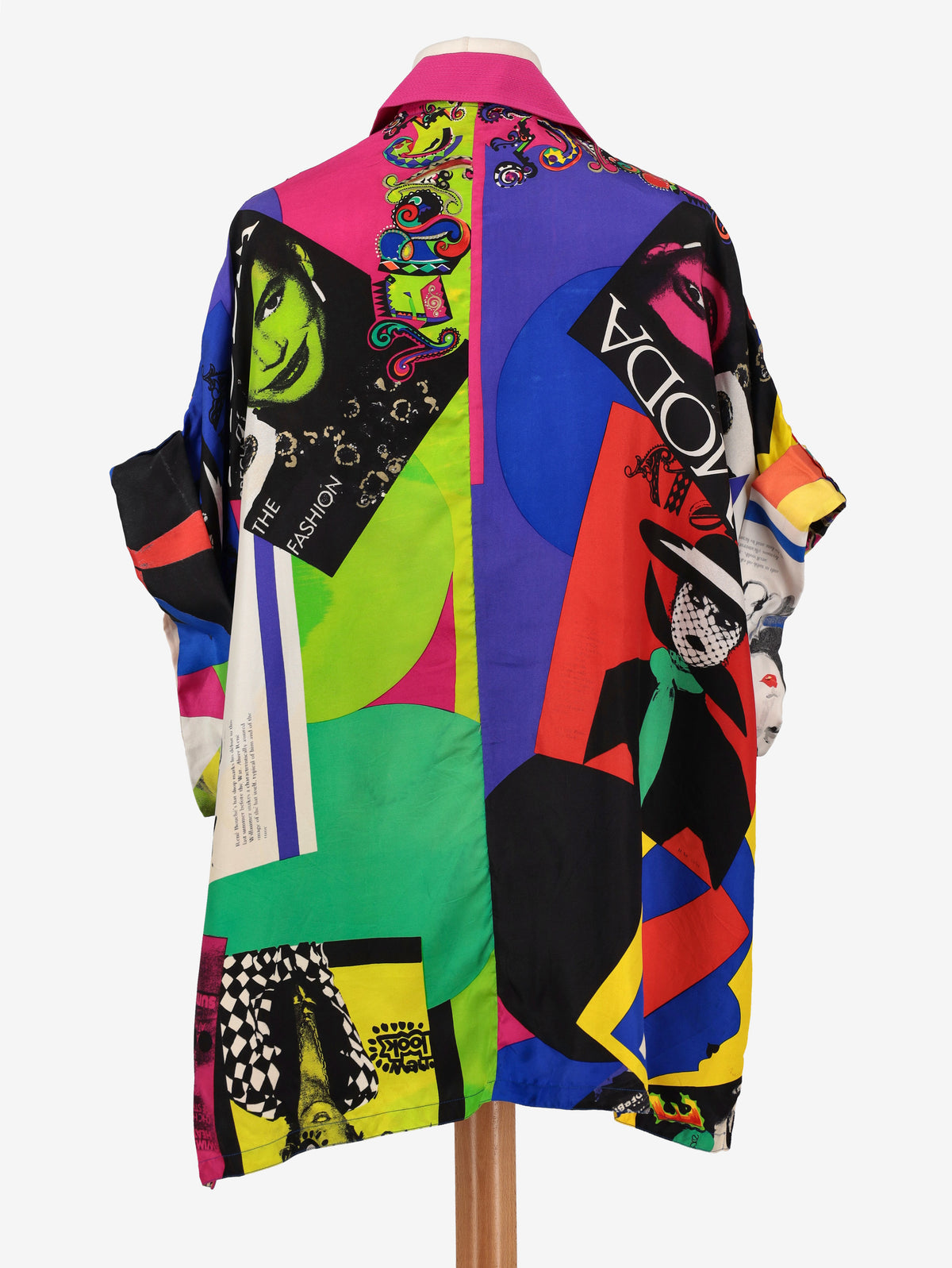 Gianni Versace Couture Vogue Print Shirt