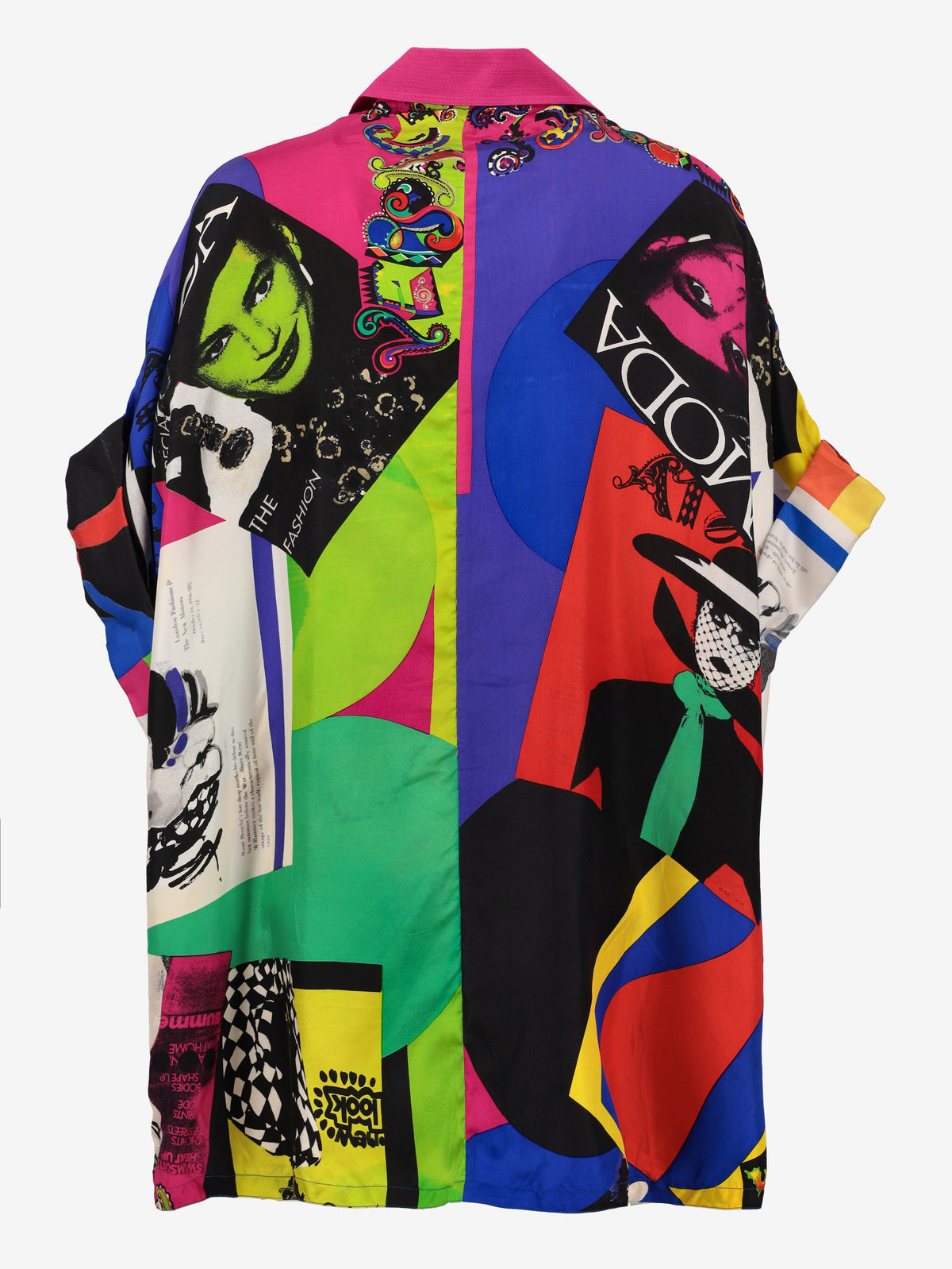 Gianni Versace Couture Vogue Print Shirt