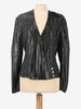 Gianni Versace Couture Metallic Knit Blouse