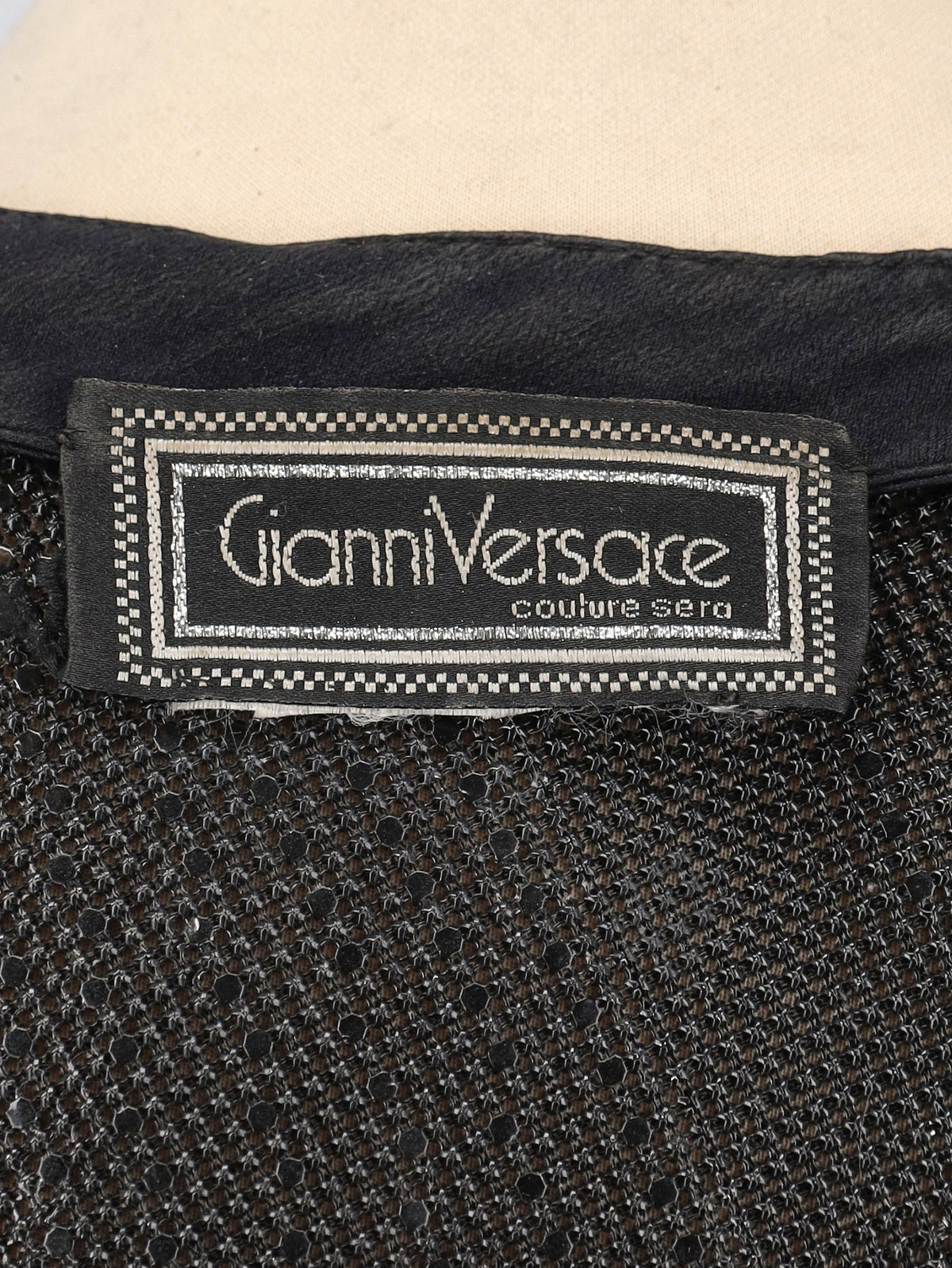 Gianni Versace Couture Metallic Knit Blouse