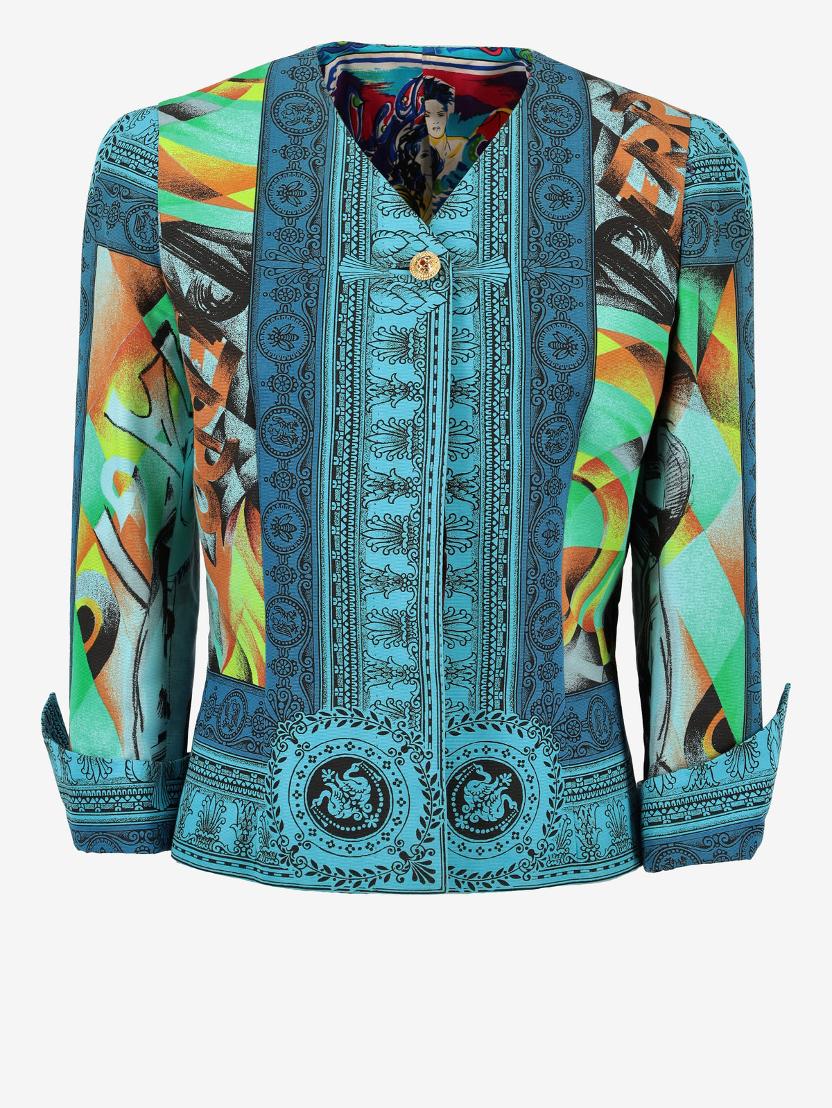 Gianni Versace Couture Patterned Jacket