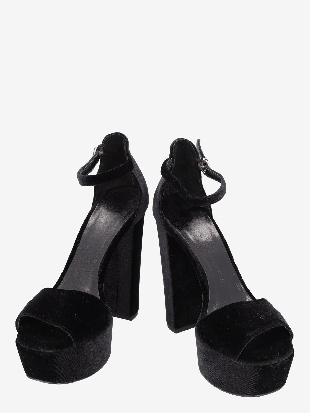 Vintage Black Velvet Pumps