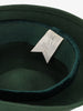Vintage Green Wool Hat With Bow