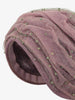 Vintage Purple Tulle Hat With Green Veil