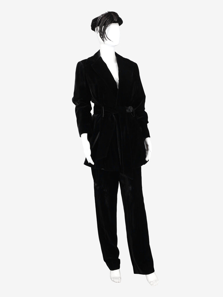 Richard Tyler Black Velvet Suit