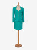 Vintage Green Linen Suit