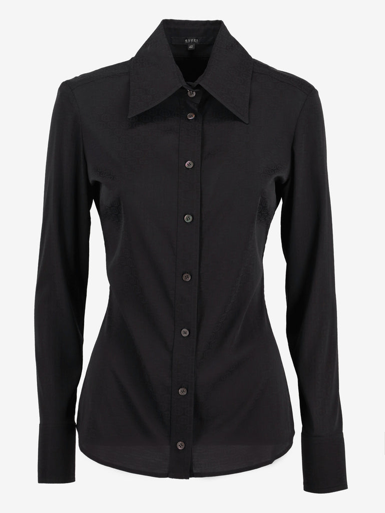 Gucci Monogram Black Shirt