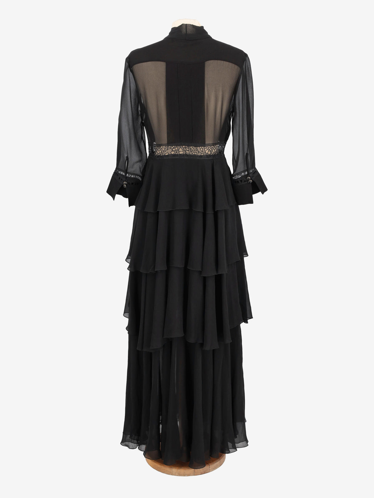 Ermanno Scervino Flounced Silk Dress WCV30052025.11  Ermanno Scervino