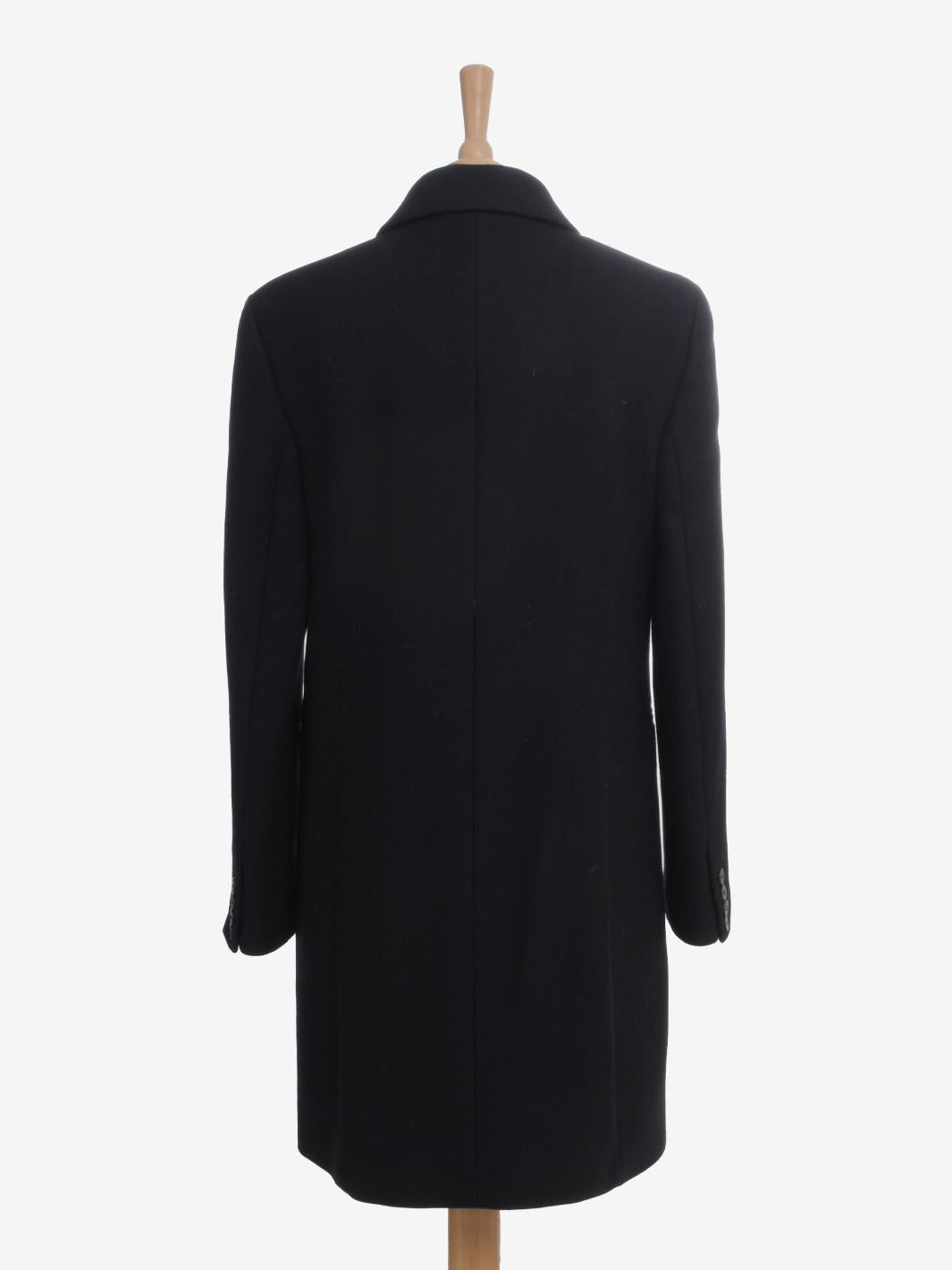 Cappotto Manteco in lana nera