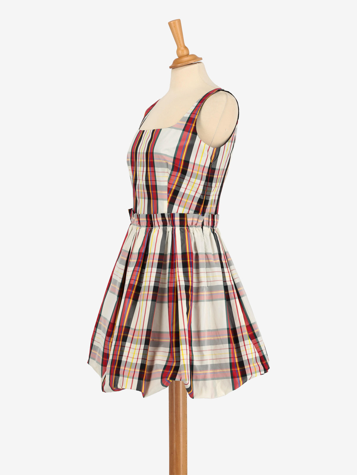 Moschino Tartan Midi Dress