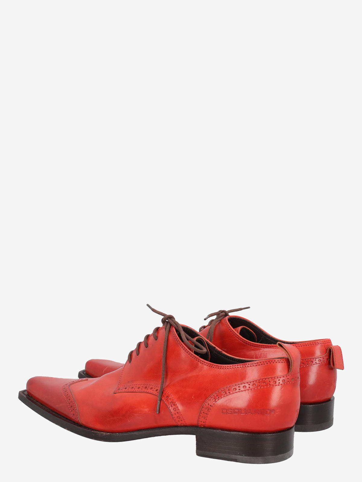 Dsquared² Red Lace-up Shoe