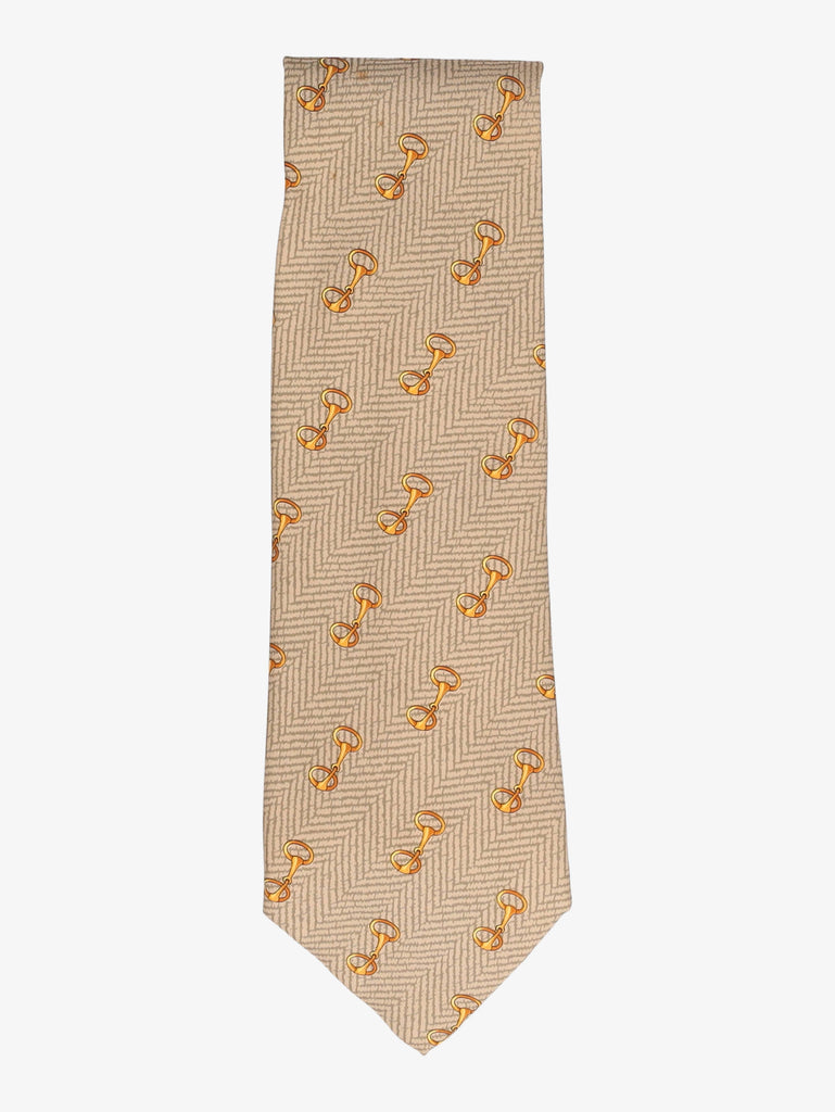 Gucci Horsebit Print Tie WCV300625.16  Gucci