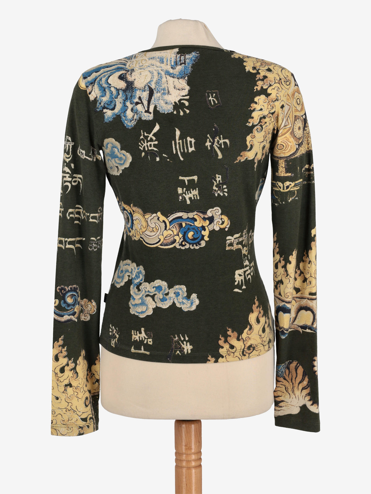 Just Cavalli Oriental Print Shirt W24121253.7  Just Cavalli