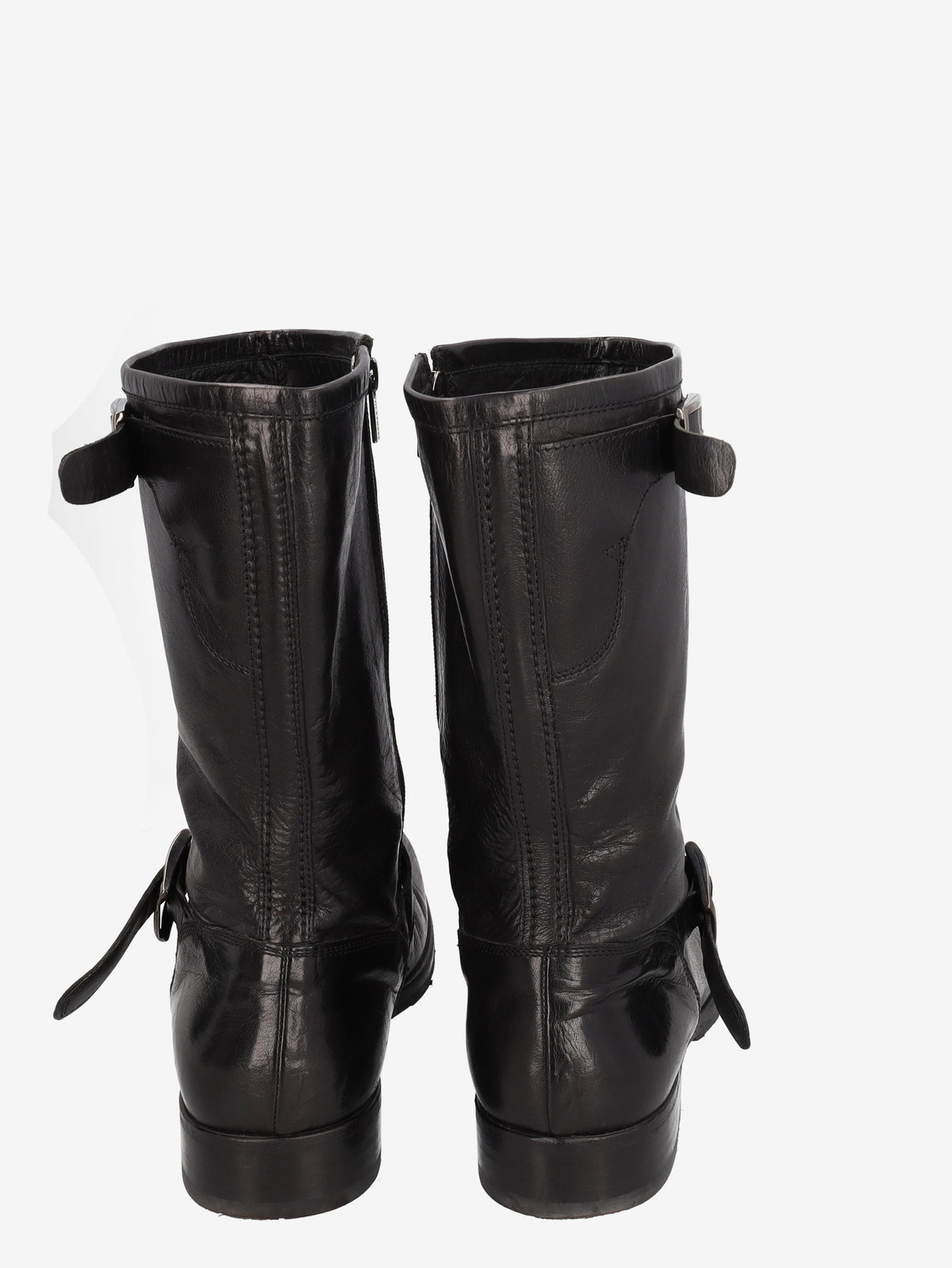 Jil Sander Black Leather Boots
