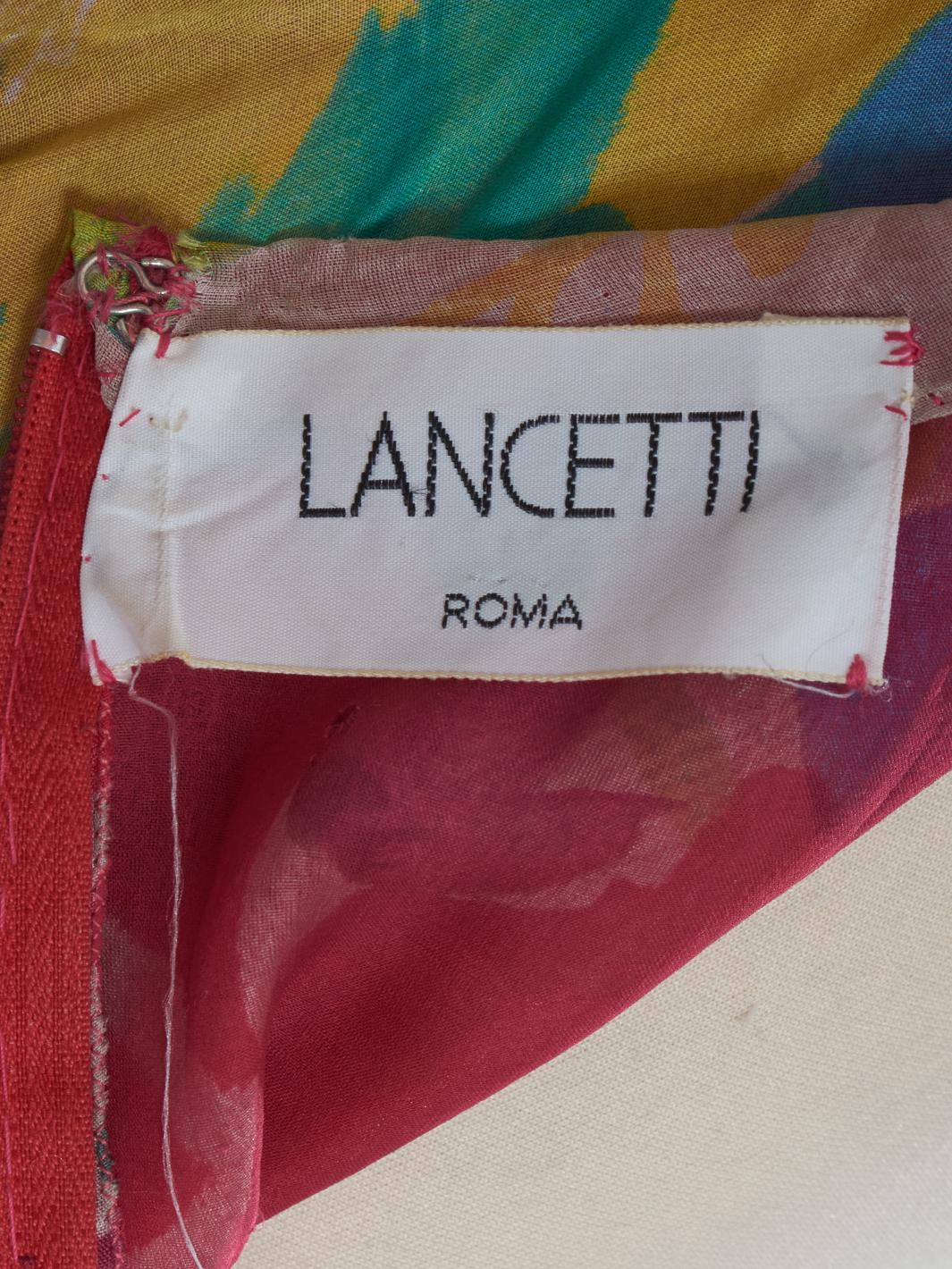 Lancetti Multicolor organza dress BR12523.14  Lancetti