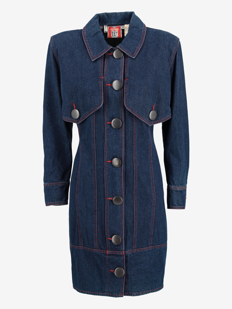 Mondrian Denim Midi Dress