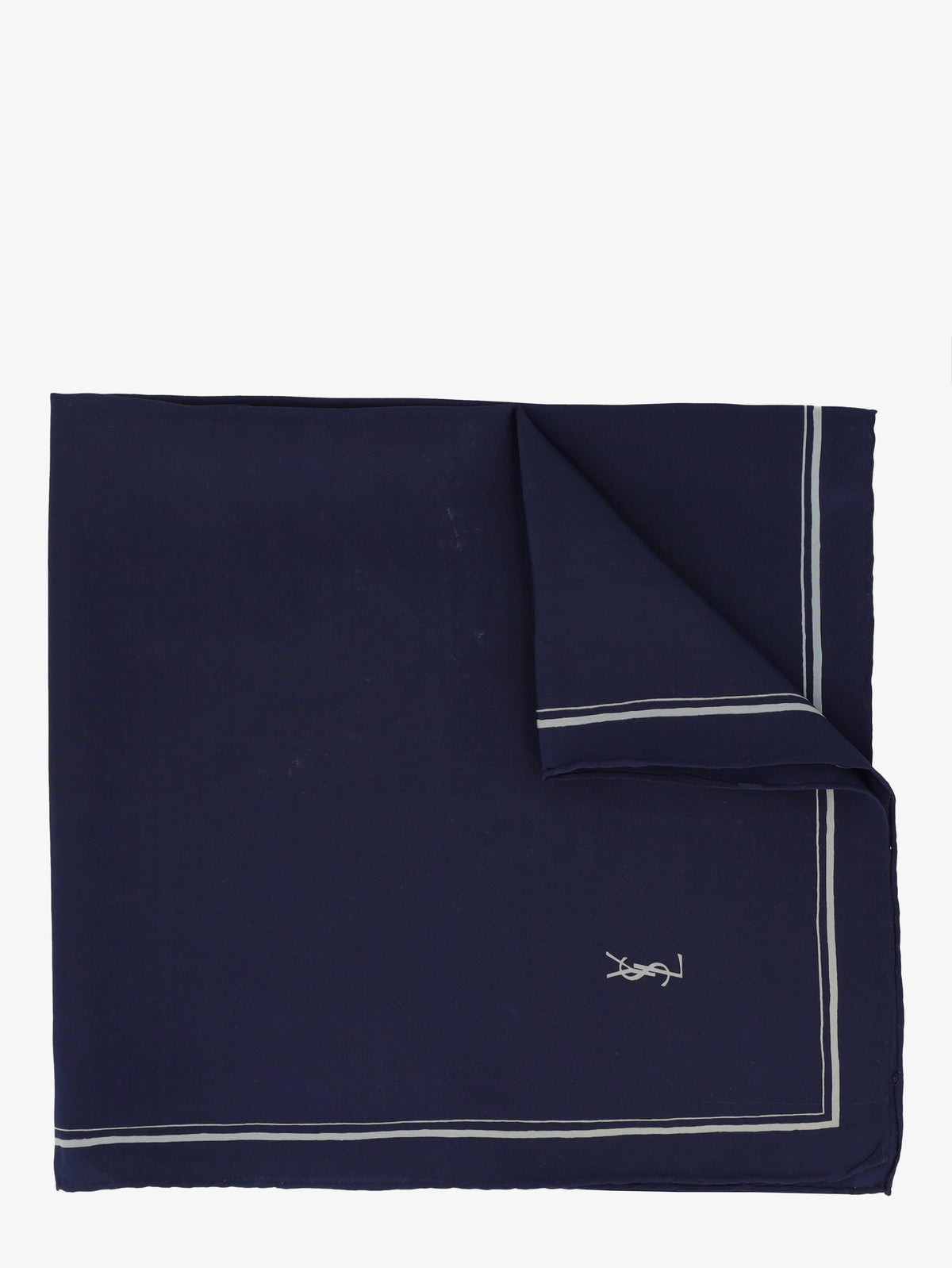 Yves Saint Laurent Foulard Navy W24121222  Yves Saint Laurent
