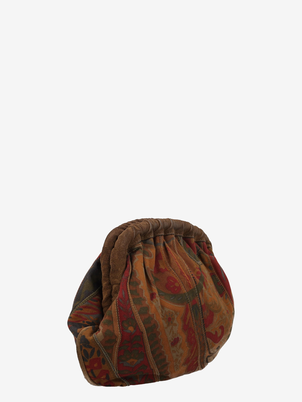 Castellari Flowered Soft Clutch