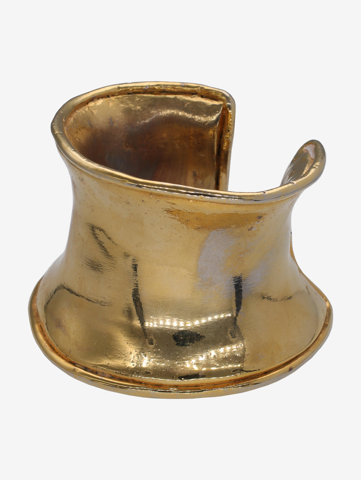 Gianfranco Ferré Gold Maxi Band Bracelet