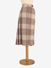 Tartan Wool Skirt W24121247  Vintage