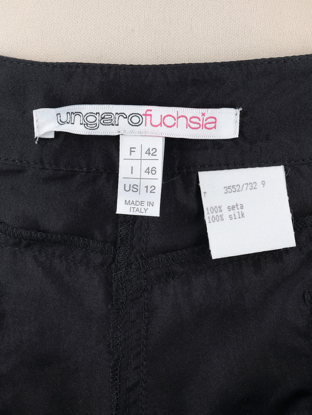 Ungaro Fuchsia Silk Pants