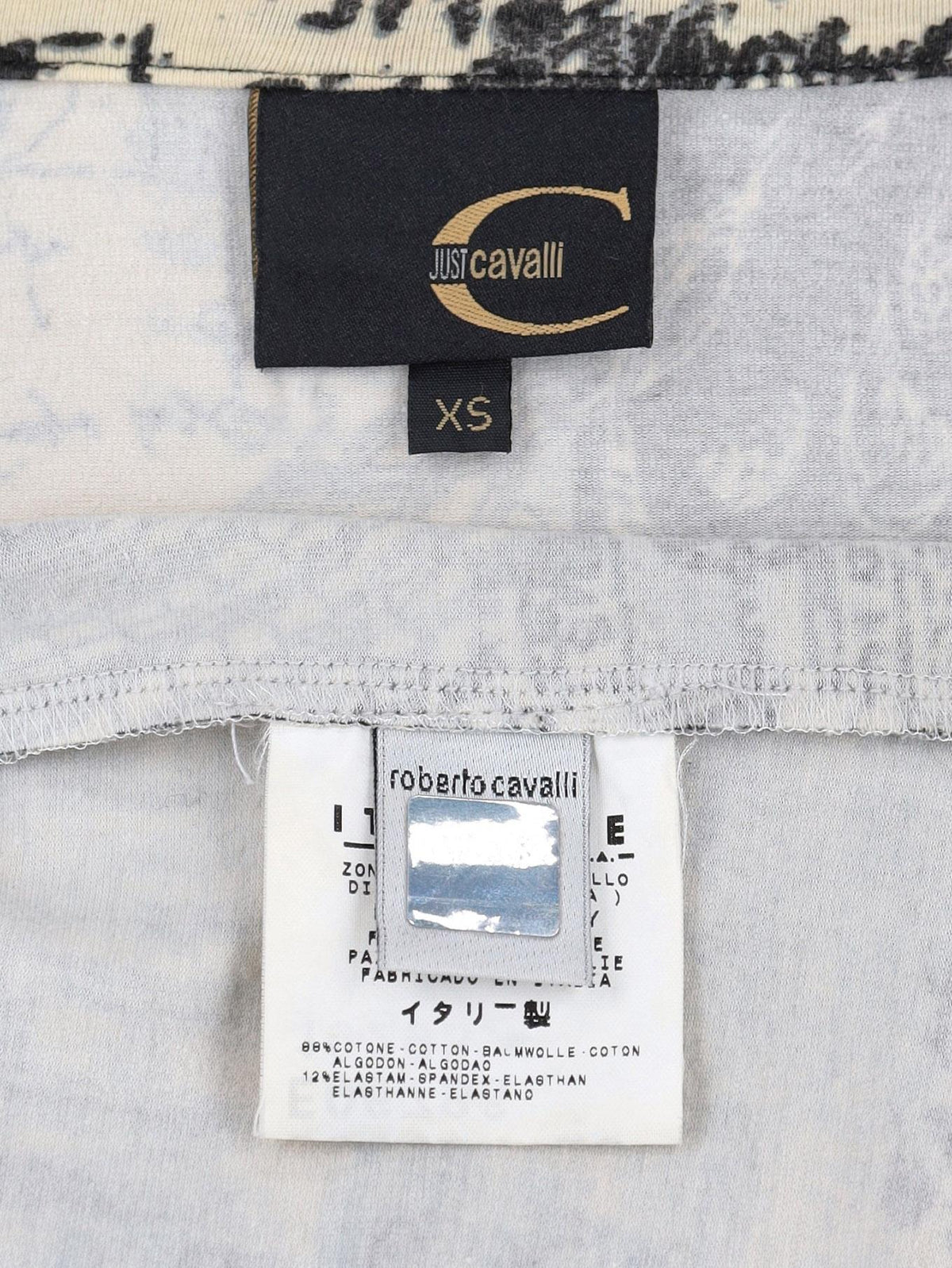 Just Cavalli Map Print Shirt W24121253.12  Just Cavalli