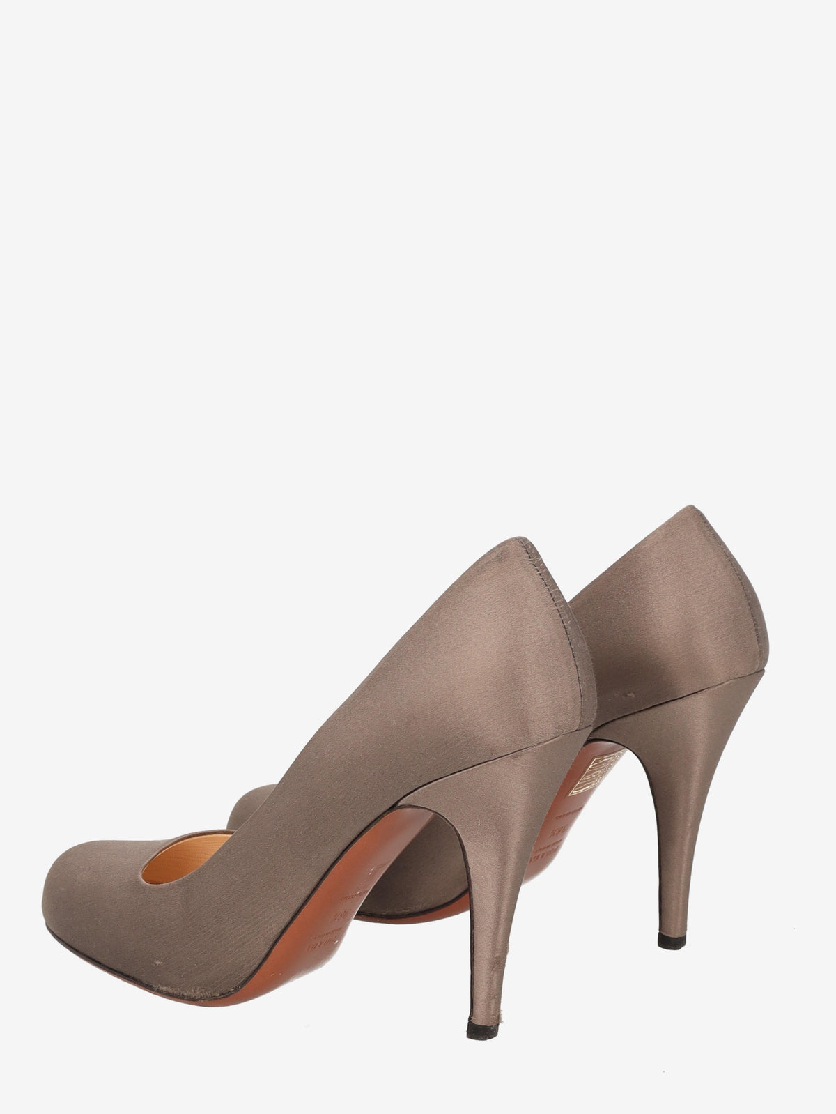 Prada Grey Satin  Décolleté